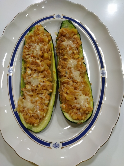 Receta calabacin relleno
